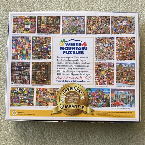 White Mountain Puzzle I love football - Picture 3 of 6